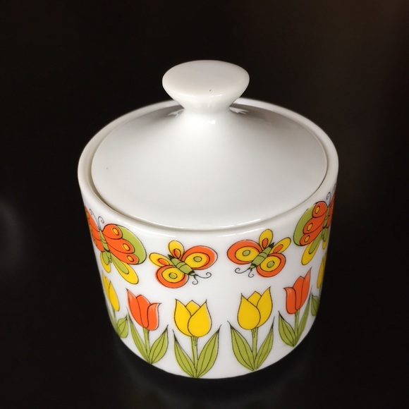 Vintage 1970s cream & sugar set - Picture 9 of 14